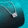 image:imageNONNYL Necklace S925 Sterling Silver Mosang Diamond Pendant Gifts for Women  Collarbone Necklaces Christmas Gifts Jewelry