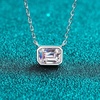 image:imageNONNYL Necklace S925 Sterling Silver Mosang Diamond Pendant Gifts for Women  Collarbone Necklaces Christmas Gifts Jewelry