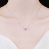 image:imageNONNYL Necklace S925 Sterling Silver Mosang Diamond Pendant Gifts for Women  Collarbone Necklaces Christmas Gifts Jewelry