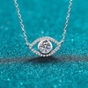 image:imageNONNYL Necklace S925 Sterling Silver Mosang Diamond Pendant Gifts for Women  Collarbone Necklaces Christmas Gifts Jewelry for Wife