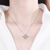 image:imageNONNYL Necklace S925 Sterling Silver Mosang Diamond Pendant Necklaces Gifts for Women  Collarbone Necklaces Christmas Gifts