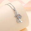 image:imageNONNYL Necklace for Women S925 Sterling Silver Plated PlatinumDainty Pendant Necklaces Gifts