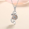 image:imageNONNYL Necklace for Women S925 Sterling Silver Plated PlatinumDainty Pendant Necklaces Gifts