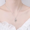image:imageNONNYL Necklace for Women S925 Sterling Silver Plated PlatinumDainty Pendant Necklaces Gifts