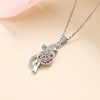 image:imageNONNYL Necklace for Women S925 Sterling Silver Plated PlatinumDainty Pendant Necklaces Gifts