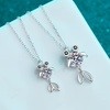 image:imageNONNYL Necklace for Women S925 Sterling Silver Plated PlatinumDainty Pendant Necklaces Gifts for Women