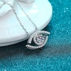 image:imageNONNYL Necklace for Women S925 Sterling Silver Plated PlatinumDainty Pendant Necklaces Gifts for Women Her Moissanite Necklace Jewelry
