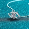 image:imageNONNYL Necklace for Women S925 Sterling Silver Plated PlatinumDainty Pendant Necklaces Gifts for Women Her Moissanite Necklace Jewelry