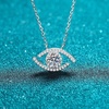image:imageNONNYL Necklace for Women S925 Sterling Silver Plated PlatinumDainty Pendant Necklaces Gifts for Women Her Moissanite Necklace Jewelry