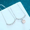image:imageNONNYL Necklace for Women S925 Sterling Silver Plated PlatinumDainty Pendant Necklaces Gifts for Women Necklace