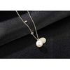 image:imageNONNYL Pearl Necklace Genuine Freshwater Cultured 78mm Pearl Pendant Necklaces Sterling Silver for Women Fine Jewelry Gifts for Women Wife Girlfriend Mother