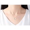 image:imageNONNYL Pearl Necklace Genuine Freshwater Cultured 78mm Pearl Pendant Necklaces Sterling Silver for Women Fine Jewelry Gifts for Women Wife Girlfriend Mother