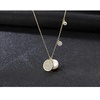 image:imageNONNYL Pearl Necklace Genuine Freshwater Cultured 78mm Pearl Pendant Necklaces Sterling Silver for Women Fine Jewelry Gifts for Women Wife Girlfriend Mother