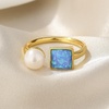image:imageNONNYL Pearl ringsGifts for Women WifeGift for Wife Wedding Birthday Anniversary JewelryMom Girlfriend Her Mothers Day Gifts for Mom Women Valentines Day Christmas Day Gifts NO028