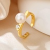 image:imageNONNYL Pearl ringsGifts for Women WifeGift for Wife Wedding Birthday Anniversary JewelryMom Girlfriend Her Mothers Day Gifts for Mom Women Valentines Day Christmas Day Gifts NO037