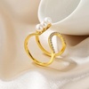 image:imageNONNYL Pearl ringsGifts for Women WifeGift for Wife Wedding Birthday Anniversary JewelryMom Girlfriend Her Mothers Day Gifts for Mom Women Valentines Day Christmas Day Gifts NO040