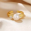 image:imageNONNYL Pearl ringsGifts for Women WifeGift for Wife Wedding Birthday Anniversary JewelryMom Girlfriend Her Mothers Day Gifts for Mom Women Valentines Day Christmas Day Gifts NO037