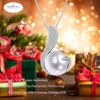 image:imageNONNYL PearlNecklaces for Women Freshwater Cultured White Pearl Pendant Fine Jewelry Valentines Day Mothers Day Gifts for Wife Mom Girlfriend Anniversary Birthday Gifts for Her