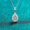 image:imageNONNYL Pendant Necklace for Women  Mosang Diamond Gold Necklaces for Women  Christmas Gifts for Wife Mom Girlfriend Anniversary Birthday Fine Jewelry Gifts