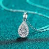 image:imageNONNYL Pendant Necklace for Women  Mosang Diamond Gold Necklaces for Women  Christmas Gifts for Wife Mom Girlfriend Anniversary Birthday Fine Jewelry Gifts