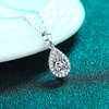 image:imageNONNYL Pendant Necklace for Women  Mosang Diamond Gold Necklaces for Women  Christmas Gifts for Wife Mom Girlfriend Anniversary Birthday Fine Jewelry Gifts