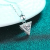 image:imageNONNYL Pendant Necklace for Women  Silver Moissanite Necklaces for Women  Christmas Gifts for Wife Mom Girlfriend Anniversary Birthday Fine Jewelry Gifts
