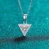 image:imageNONNYL Pendant Necklace for Women  Silver Moissanite Necklaces for Women  Christmas Gifts for Wife Mom Girlfriend Anniversary Birthday Fine Jewelry Gifts
