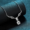 image:imageNONNYL Pendant Necklace for Women Fashion Jewelry S925 Sterling Silver Platinum GoldPlated Christmas Gifts for Wife Mom Her