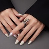 image:imageNONNYL Ring for Women Jewelry rings Gifts S925 Sterling Silver Ring Gifts for Wife Mom Girlfriend Anniversary Birthday Fine Jewelry Gifts for Her NO11623