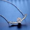 image:imageNONNYL S925 Christmas Deer Necklace Gift for Women Wife Womens Pendant Jewelry Wedding Anniversary Sterling Silver Girlfriend Birthday Gifts for Her Pendants Necklaces for Christmas Mom Gifts