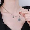 image:imageNONNYL S925 Compass Necklace Gift for Women Wife Womens Pendant Jewelry Wedding Anniversary Sterling Silver Girlfriend Birthday Gifts for Her Pendants Necklaces for Christmas Mom Gifts