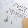 image:imageNONNYL S925 Compass Necklace Gift for Women Wife Womens Pendant Jewelry Wedding Anniversary Sterling Silver Girlfriend Birthday Gifts for Her Pendants Necklaces for Christmas Mom Gifts