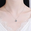 image:imageNONNYL S925 Sterling Silver Necklace Mosang Diamond Pendant Gifts for Women  Collarbone Necklaces Christmas Gifts Jewelry