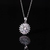 image:imageNONNYL S925 Sterling Silver Necklace Mosang Diamond Pendant Gifts for Women  Collarbone Necklaces Christmas Gifts Jewelry