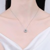 image:imageNONNYL S925 Sterling Silver Snowflake Necklace Mosang Diamond Pendant Gifts for Women  Collarbone Necklaces Christmas Gifts Jewelry for Wife Girlfriend Her Grandma for Gifts