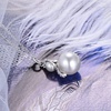 image:imageNONNYL Sterling Silver Freshwater Cultured Pearl Pendant Necklaces for Women Jewelry  Christmas Gifts for Wife Mom Girlfriend Anniversary Birthday Fine Jewelry Gifts for Her