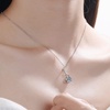 image:imageNONNYL Sterling Silver Necklace Gifts for Women  S925 Silver Pendant Collarbone Necklaces Jewelry for Wife Girlfriend Her