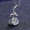 image:imageNONNYL Sterling Silver Necklace Gifts for Women  S925 Silver Pendant Collarbone Necklaces Jewelry for Wife Girlfriend Her