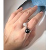 image:imageNONNYL Tahitian Pearl Rings Jewelry For Women Fashion Christmas Gifts Wife Mom Girlfriend Anniversary Birthday Fine Jewelry Gifts for Her