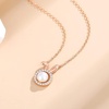 image:imageNONNYL White Freshwater Pearl Necklace for Women  Cultured Pearl Pendant Necklaces in S925 Sterling Silver with Genuine Cultured Pearls Pearl for Gifts for Women Girlfriend Her
