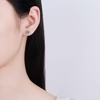 image:imageNonnyl Earrings for Women  Sterling Silver Moissanite Earring Stud for Women  Christmas Gifts for Wife Mom Girlfriend Anniversary Birthday Fine Jewelry