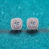 image:imageNonnyl Earrings for Women  Sterling Silver Moissanite Earring Stud for Women Fine Jewelry  Christmas Gifts for Wife Mom Girlfriend Anniversary Birthday