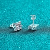 image:imageNonnyl Sterling Silver Earrings for Women  Moissanite Earring Stud for Women Fine Jewelry  Christmas Gifts for Wife Mom Girlfriend Anniversary Birthday