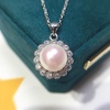 image:imagePearl Necklace Genuine Freshwater Cultured 910mm Pearl Pendant Necklaces Sterling Silver for Women Fine Jewelry Gifts for Women Wife Girlfriend Mother