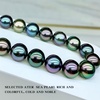 image:imageReal Pearl Earrings for Women With Genuine 910mm AAAA Quality Grey Tahitian Cultured Pearls Earring  925 Sterling Silver Plated 18K Gold Pearl Gifts for Women Her Grandma Wife