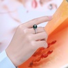 image:imageTahitian Black Pearl Rings Jewelry For Women Fashion Christmas Gifts Wife Mom Girlfriend Anniversary Birthday Fine Jewelry Gifts for Her NO33220