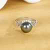 image:imageTahitian Black Pearl Rings Jewelry For Women Fashion Christmas Gifts Wife Mom Girlfriend Anniversary Birthday Fine Jewelry Gifts for Her NO33247