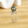image:imageTahitian Black Pearl Rings Jewelry For Women Fashion Christmas Gifts Wife Mom Girlfriend Anniversary Birthday Fine Jewelry Gifts for Her NO33247