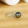 image:imageTahitian Black Pearl Rings Jewelry For Women Fashion Christmas Gifts Wife Mom Girlfriend Anniversary Birthday Fine Jewelry Gifts for Her NO33247