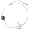 image:imageGifts for Wife Anniversary Bracelet for Women Tahitian Black Pearl Bracelet Real AAA Quality Handpicked Nature Pearls  Gifts for Mom Girlfriend Her NO11408